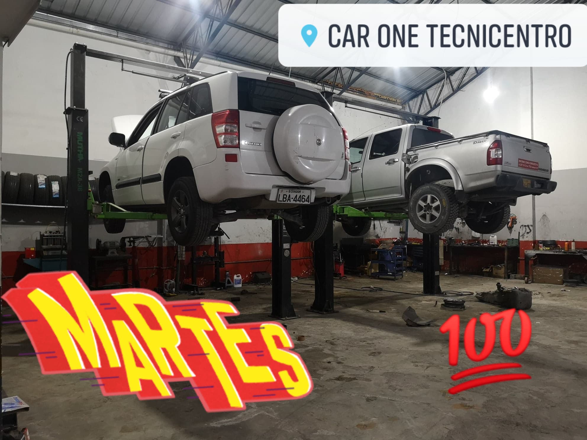 Taller Car One - Vista general